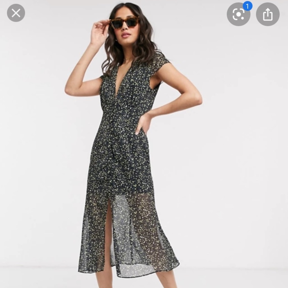 The East Order Deborah Midi Dress